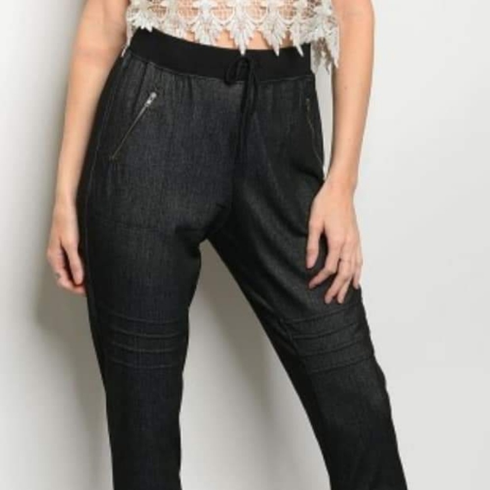 Jean Cuffed Pants